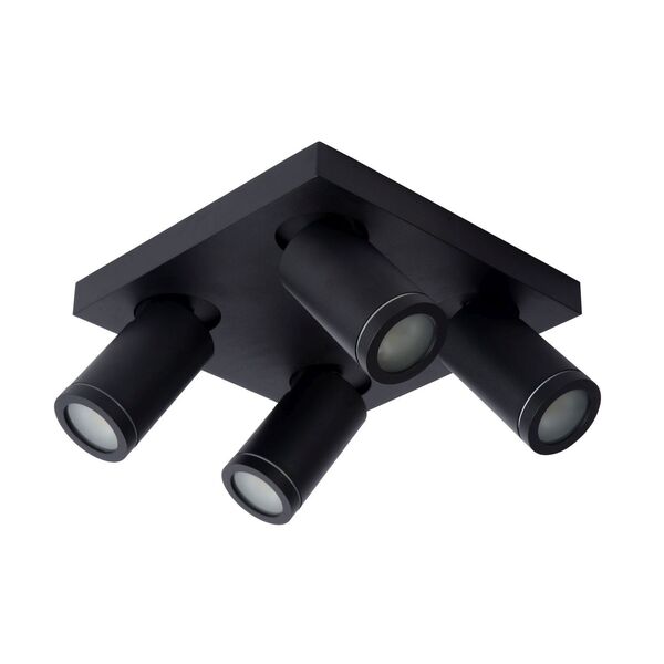 TAYLOR Ceiling Spotlight 4x GU10/5W IP44 DTW  Blac