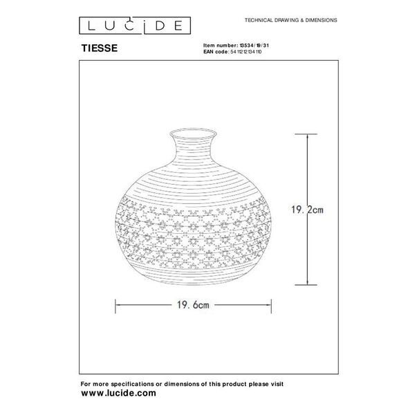 TIESSE SMALL Table Lamp E14/40W  White