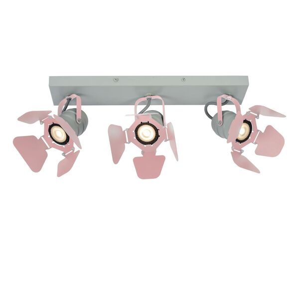 PICTO Ceililng spotlight 3xGU10/5W incl Pink