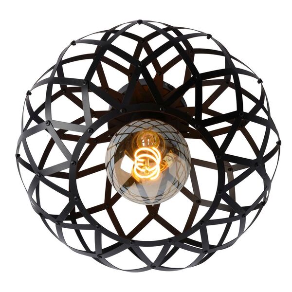 WOLFRAM Ceiling Light E27/40W Ø30 cm Black
