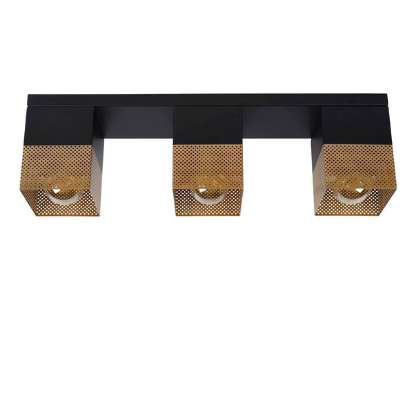 RENATE Ceiling Light  3x E27/40W Black/Gold