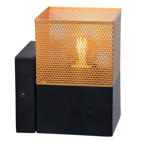 RENATE Wall Light  1x E27/40W Black/Gold