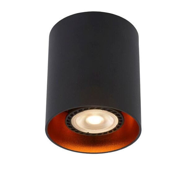 BIDO Ceiling spotlight Round 1xGU10/50W Black