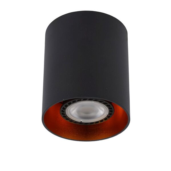 BIDO Ceiling spotlight Round 1xGU10/50W Black