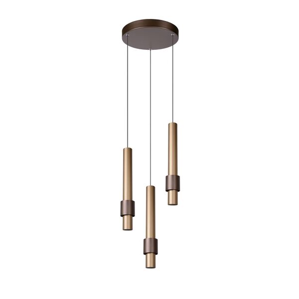 MARGARY Pendant Led 3x5W 2700K Coffee