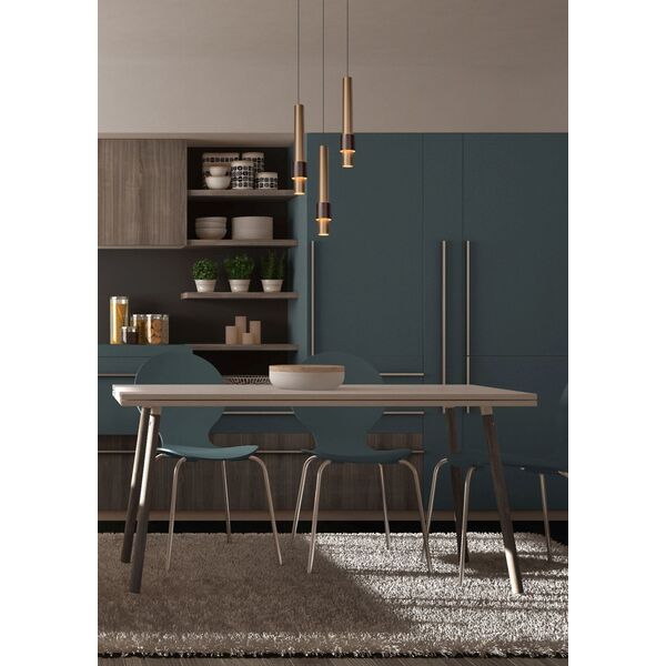 MARGARY Pendant Led 3x5W 2700K Coffee