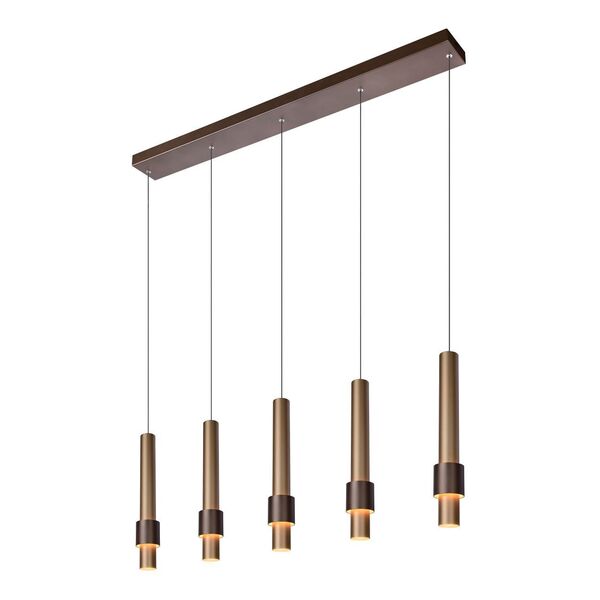 MARGARY Pendant Led 5x5W 2700K Coffee