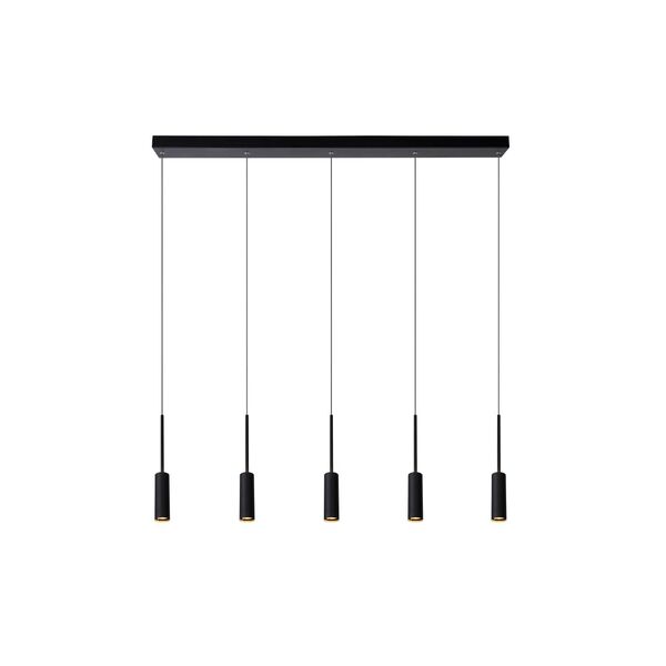 TUBULE  Pendant Led 5x7W 2700K Black