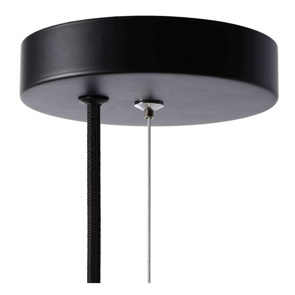 FERN Pendant E27/60W Ø20cm H25cm Black/Glass