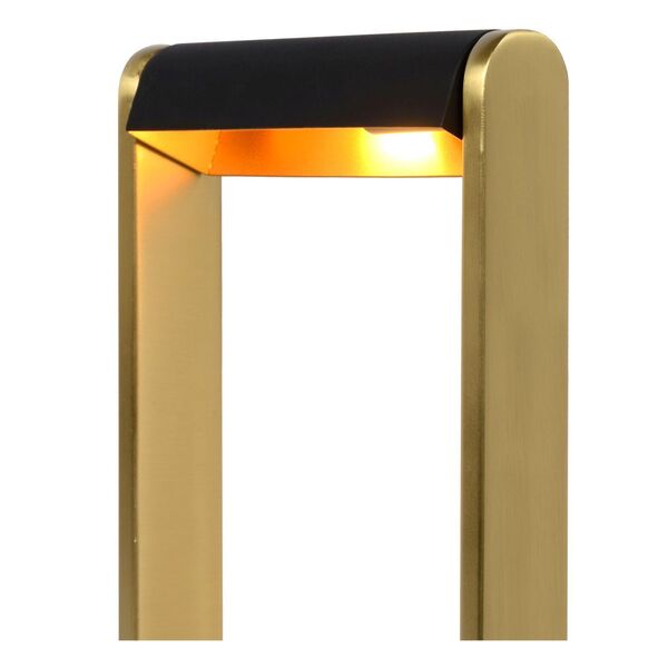 LORAS Table lamp G9/max 33W Satin Brass / Black