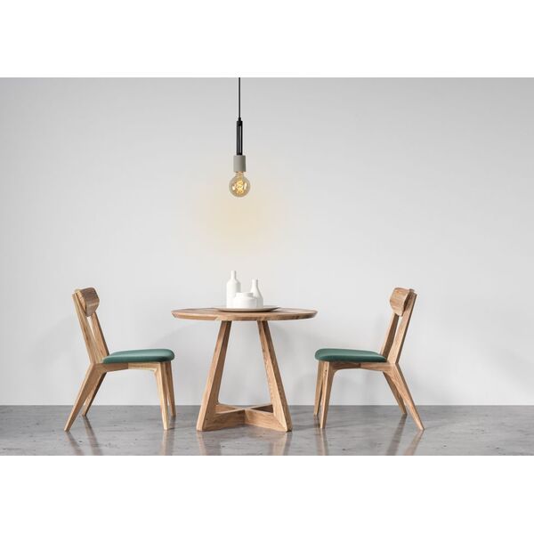 TANNER Pendant 1x E27 60W   Black/concrete