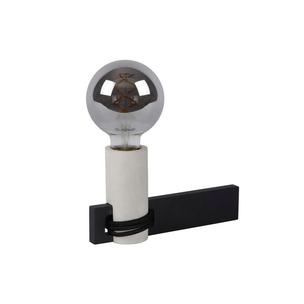 TANNER Table lamp 1x E27 60W H11cm  Black/concrete