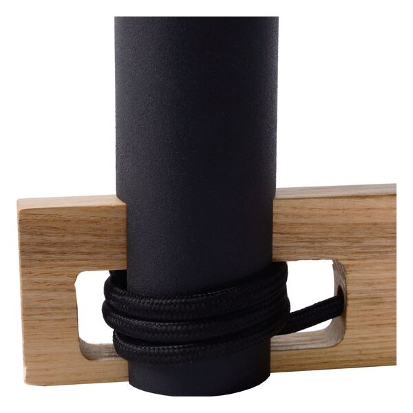 TANNER Table lamp 1x E27 60W H11cm  Black/Wood