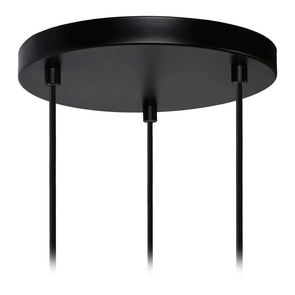 BASKETT Pendant 3xE27/40W Black/Wood