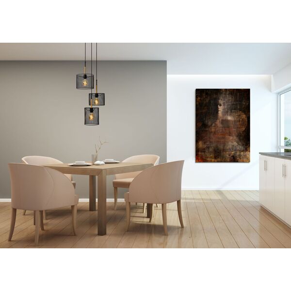 BASKETT Pendant 3xE27/40W Black/Wood
