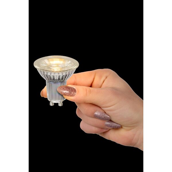 Bulb LED GU10/5W Dimmable 350LM 2700K Transparent