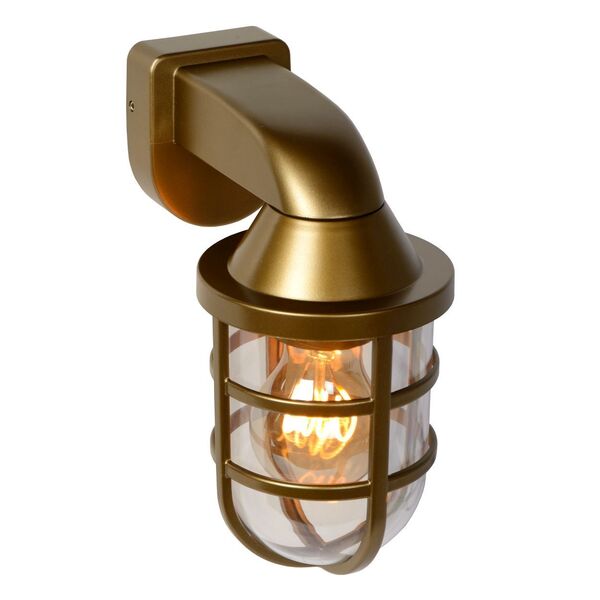 LEWIS Walllight Outside E27 Satin Brass