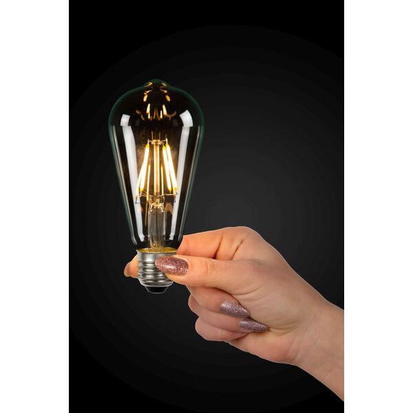 Bulb LED ST64 Filament E27/5W 550LM 2700K Clear