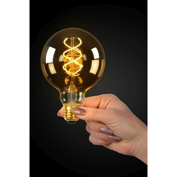 Bulb LED Globe G95 5W 260LM 2200K Dimmable Amber