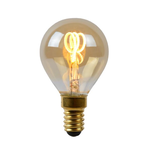 Bulb LED globe 4.5cm E14/3W 2200K Dimmable Amber