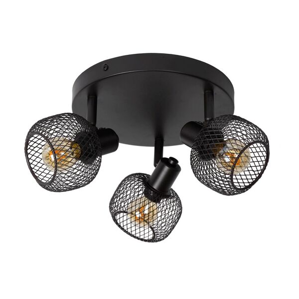 MAREN - Ceiling spotlight - 3xE14 - Black