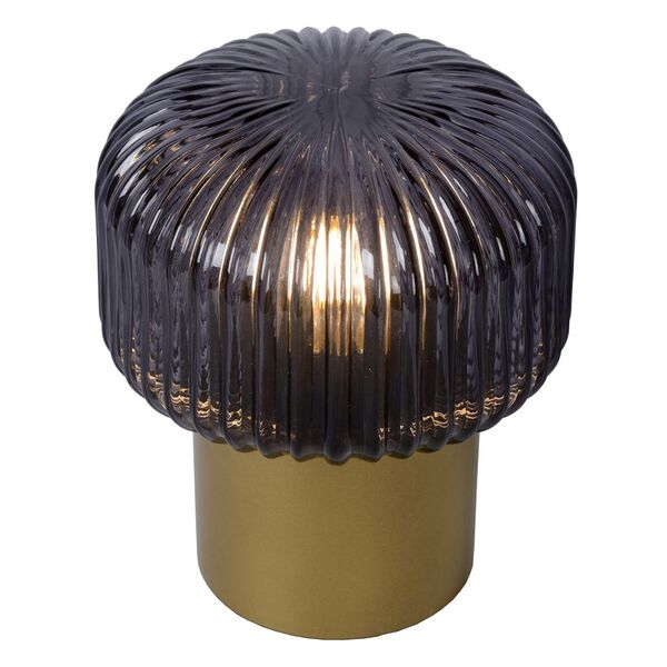 JANY Table lamp E14/40W Matt Gold/Smoke glass