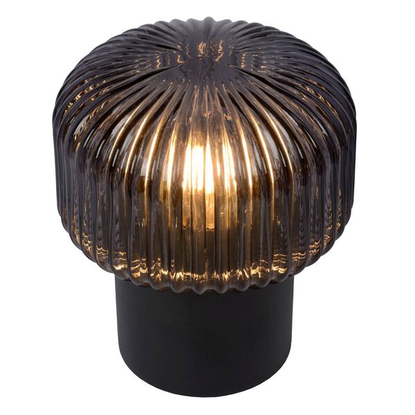 JANY Table lamp E14/40W Black/Smoke glass