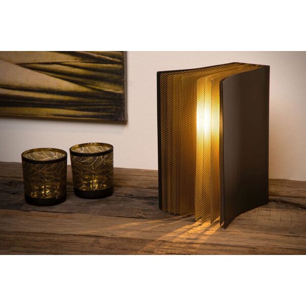 LIVRET Table lamp E14/40W Black/Gold