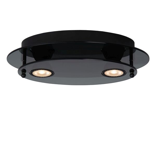 OKNO Ceiling Light Oval Black