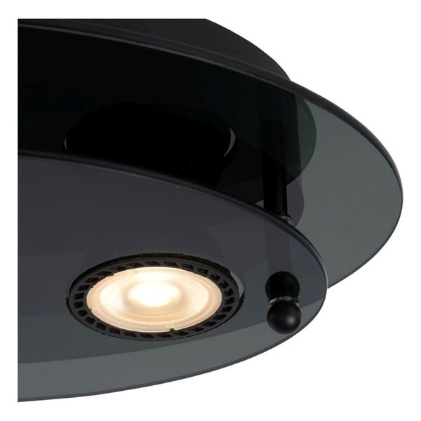 OKNO Ceiling Light Oval Black