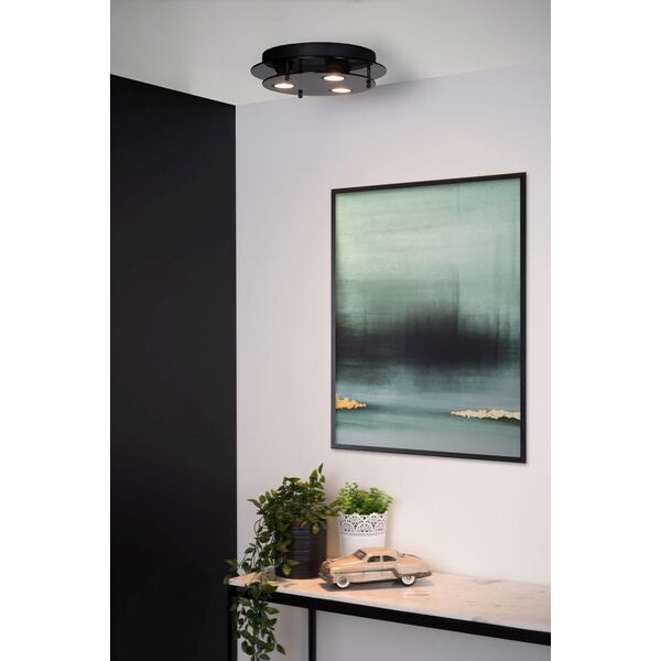 OKNO Ceiling Light Round Black