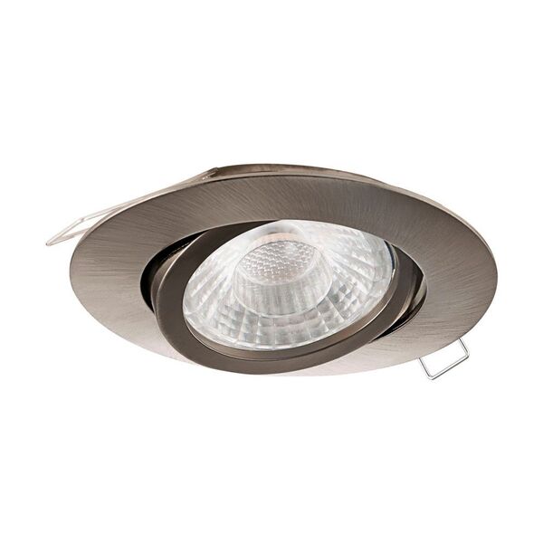 (ПРОМО) 98642 Встраив светод спот TEDO 1, 1x5W(GU10-LED), Ø80, алюминий, никель мат