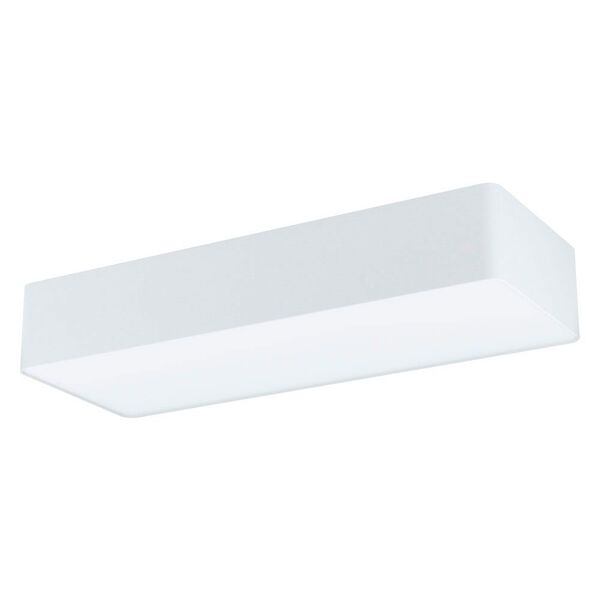 99298 Потолочный светильник POSADERRA, 3x40W(E27), 750х280, H130, сталь, белый/текстиль, пластик, бе