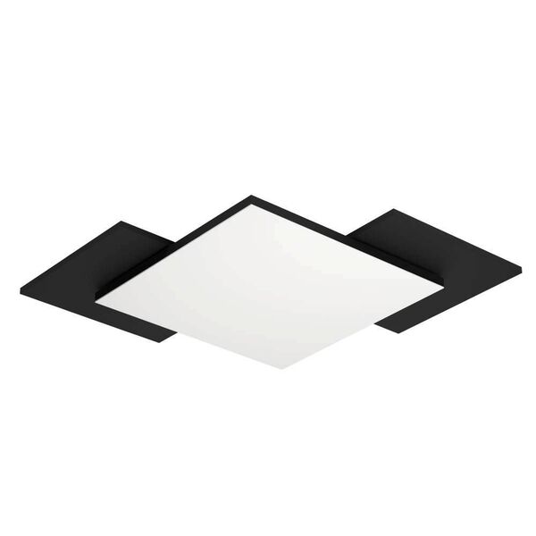 99656 Потолочный светильник TAMURIA, LED 24W, 2800lm, L435, B435, H70, сталь, дерево, черный, коричн