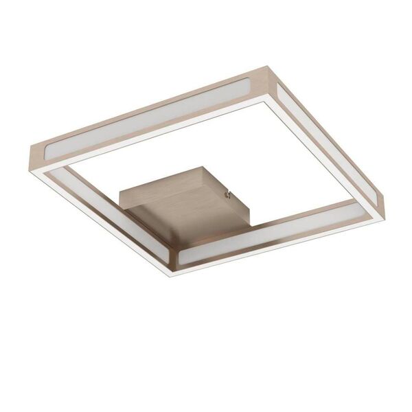 99784 Потолочный светильник ALTAFLOR, LED 12W, 1200lm, L310, B310, H70, сталь, матовый никель/пласти