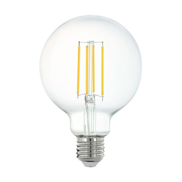 (ПРОМО) 11863 Светодиодная филаментная лампа CONNECT G95, 6W (LED) 2700K, 806lm, прозрачный