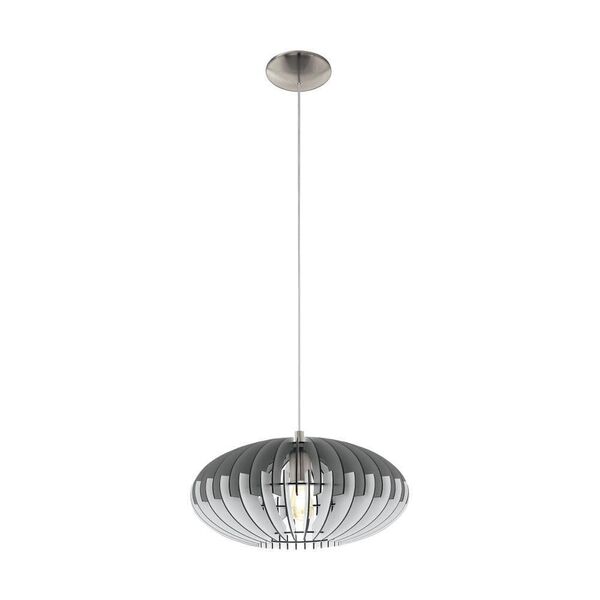 32832 Подвес SOTOS 1, 1x60W(E27), Ø400, серо-белый/никель мат