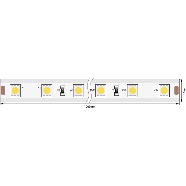 (((Эстетта) LT560-G-50 Лента светодиодная 220, SMDSMD5050, 60LED/м, кат 50000м, 14,4 Вт/м, IP68, Зел