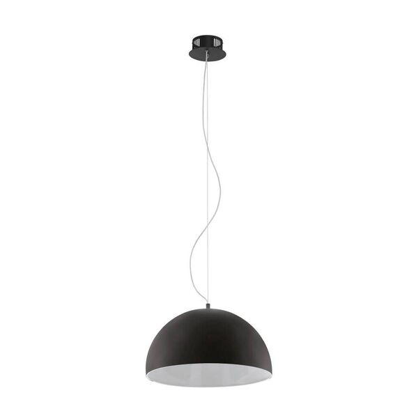 61314 Светодиодный подвес GAETANO, 24W(LED), сталь, черный/пластик, белый