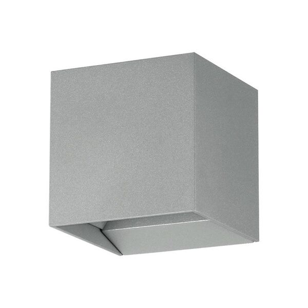 61923 Уличный настен. светодиод. свет-к CALPINO PRO, 2x3,3W, IP 54, 3000K, алюминий/серебряный