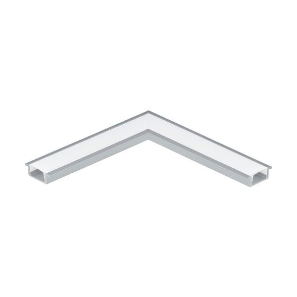 (ПРОМО) 98979 Встраиваемый профиль угловой RECESSED PROFILE 1 к арт. 98977, L110, алюминий/пластик,