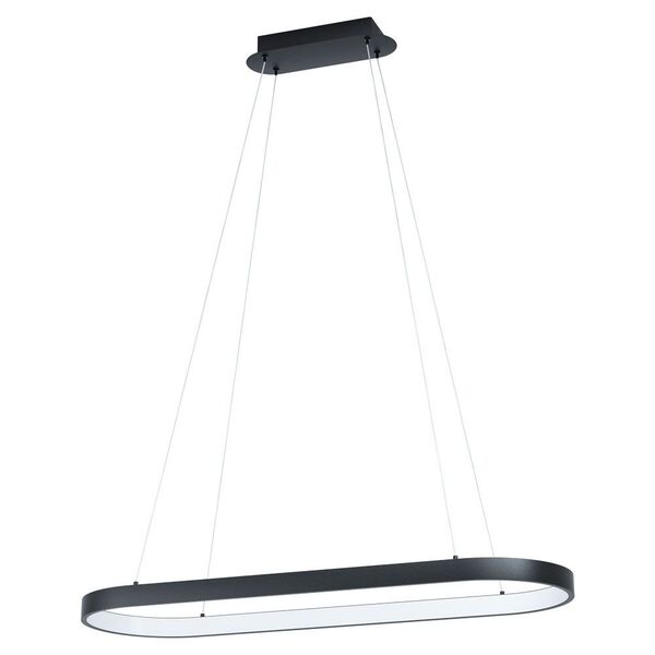 Светод. подвес CODRIALES, 30W(LED), L780, B300, H1100, сталь, черный/пластик, белый