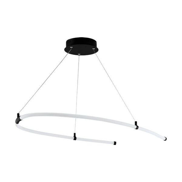 Светод. подвес ALAMEDILLA, 30W (LED), L980, B380, H1300, сталь, черный/пластик, белый, черный