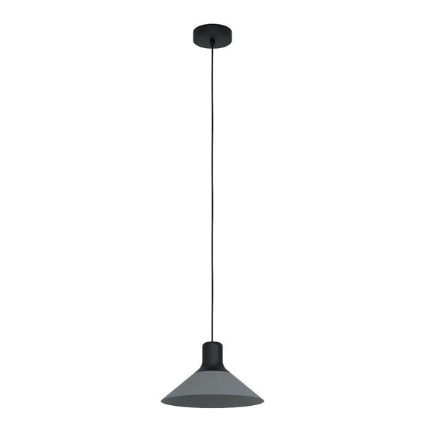 99511 Подвесной потолочный светильник (люстра) ABREOSA, 1x28W, E27, H1100, Ø280, сталь, черный/серый