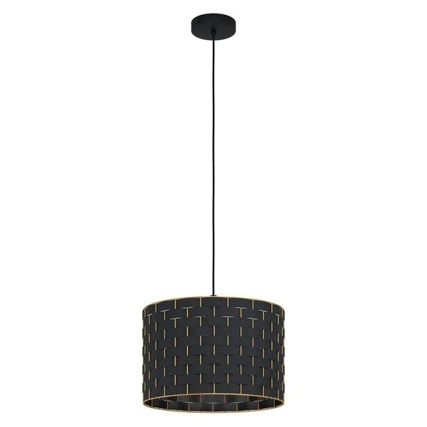 99524 Подвесной потолочный светильник (люстра) MARASALES, 1x40W, E27, H1100, Ø380, сталь/текстиль, ч