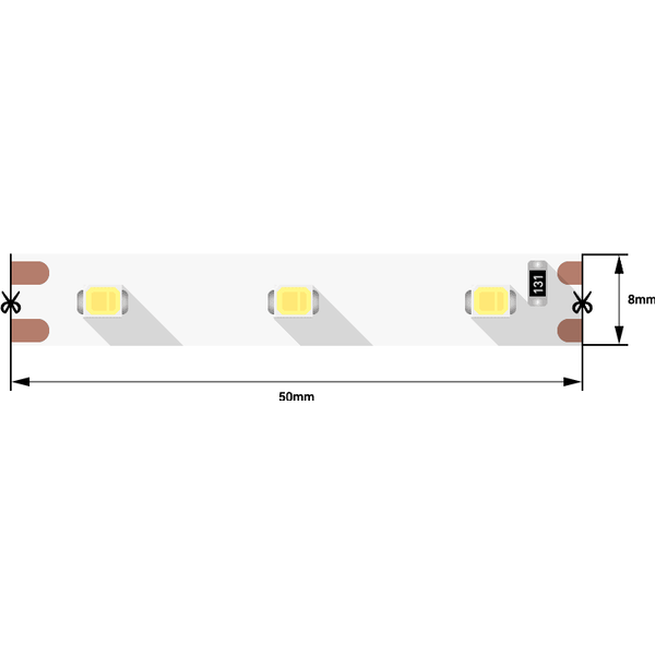 (((Эстетта) Лента светодиодная эконом SMD2835, 60 LED/м, 4,8 Вт/м, 12В , IP20, Цвет: Зеленый