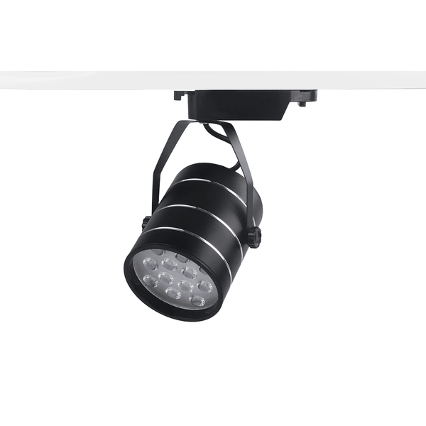 (((Эстетта) TL51-BL-12-WW Спот для трековыx систем серия TL51, Черный, 12Вт, 2500-3500K