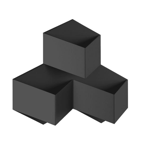 Бра декоративное PALMIRA, черный, 9Вт, 3000K, IP20, GW-1101-3-9-BL-WW