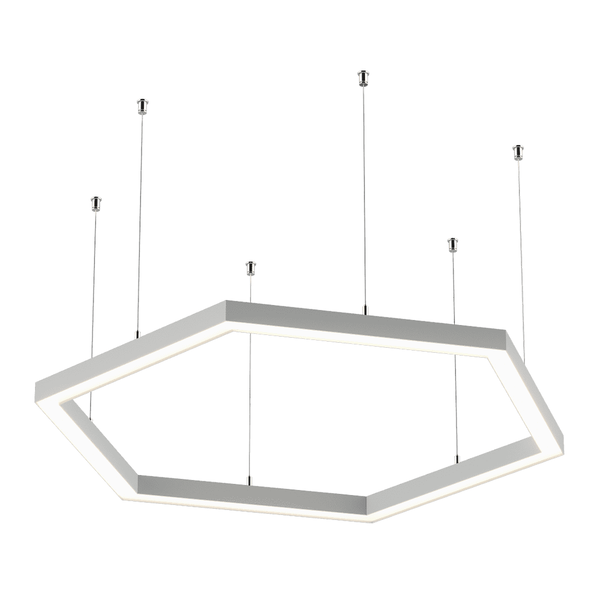 (DesLED) Hex-Type-5050-04-63-WW: Профиль LS 5050, Лента 4x DSG 2835 WW 280L-V24-IP33, 700LED, 26W/m