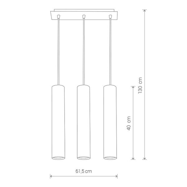 6481 Трековый светильник белый d-10 h-19 Led24W (4000К)